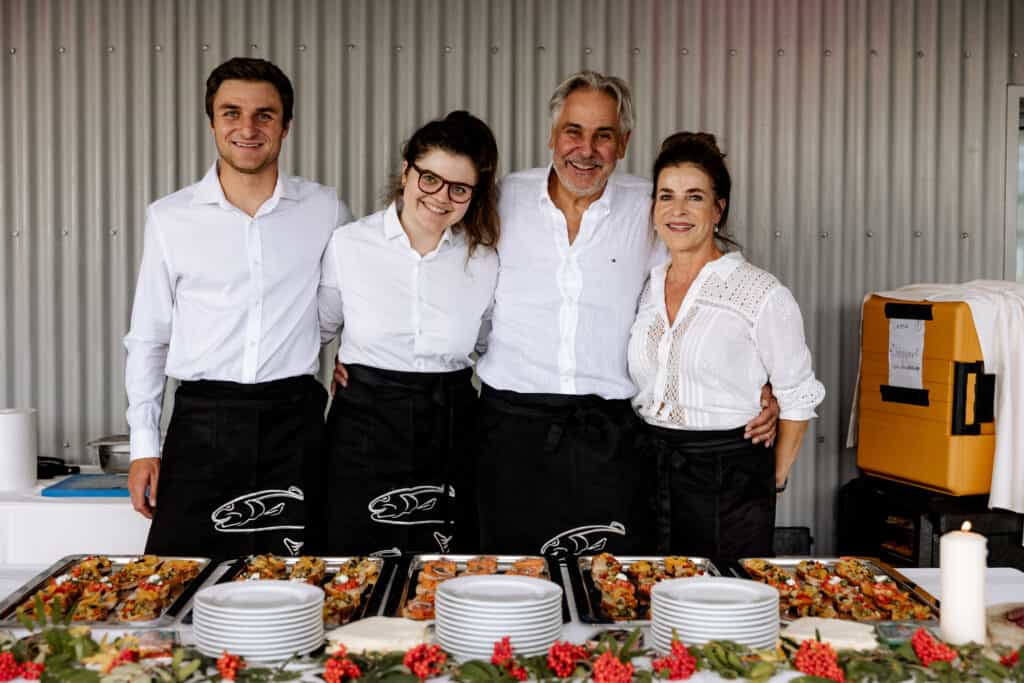 Catering-Team bei der Office-Warming-Party von Think11 in Zürich